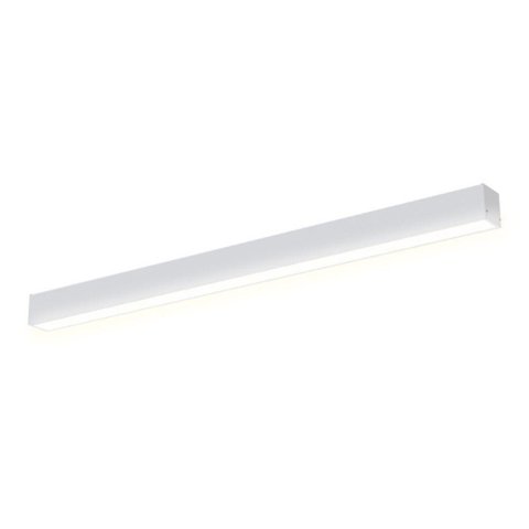 Luminária Sobrepor Taschibra Vetor Led Linear 20w Luz Quente 2700k Bivolt Branca