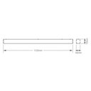 Ver imagem 4 de Luminária Sobrepor Taschibra Vetor Led Linear 20w Luz Quente 2700k Bivolt Branca