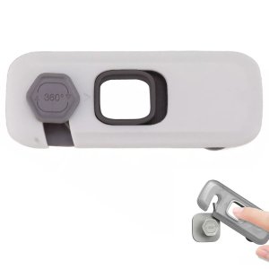 Fechadura Trava de Segurança Gaveta Armario Geladeira Protege Criança Bebe Infantil Porta Janela Evi