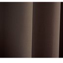 Ver imagem 4 de Cortina para Sala Blackout Tecido com Eliós Cromado 2.00m x 250m Moderna:Marrom