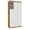 Ver imagem 7 de Quarto de Bebê Completo com Berço 3 em 1 Guarda Roupa 3 Portas 2 Gavetas 2 Nichos e Cômoda 3 Gavetas