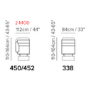 Ver imagem 2 de Sofá U076 Reclinável Elétrico com 3 Lugares - Couro Legítimo 10bh - Idea Relax By Natuzzi Group