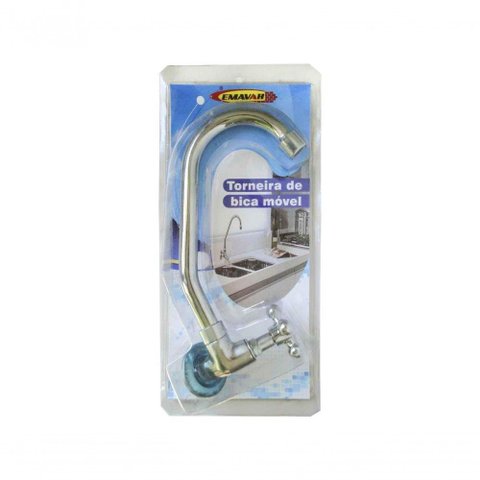 Torneira Bica Movel Parede Emavah 1168 C33 Blister