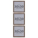 Ver imagem 2 de Kit 3 Unidades Moldura 30x30 Quadro com Acetato