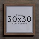 Ver imagem 5 de Kit 3 Unidades Moldura 30x30 Quadro com Acetato