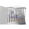 Berço que Vira Mini Cama 0511 Branco Brilho - Multimóveis 0511-multibaby - 2