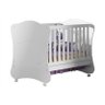 Berço que Vira Mini Cama 0511 Branco Brilho - Multimóveis 0511-multibaby - 1