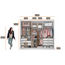 Ver imagem 4 de Guarda Roupa Marselha 6 Portas 6 Gavetas Clic Móveis
