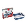 Escorredor de Louças de Silicone Retrátil Azul Euro Home - 2