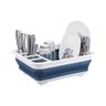 Escorredor de Louças de Silicone Retrátil Azul Euro Home - 3