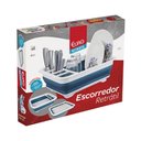 Ver imagem 4 de Escorredor de Louças de Silicone Retrátil Azul Euro Home