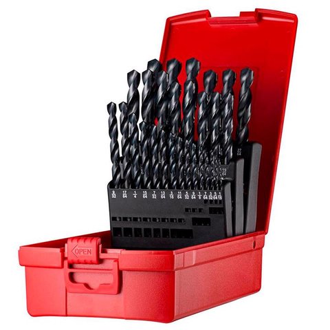 Jogo de Brocas de 1/16 a 1/2" 29 Peças - Dormer A19018