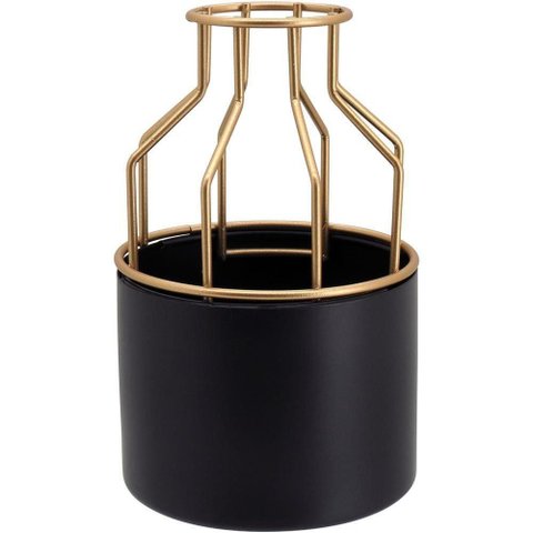 Ferrite Adorno 19x12x12cm Metal Preto