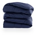 Ver imagem 2 de Edredom Solteiro 300 Fios Satinée Liso - Kacyumara Marinho/4062