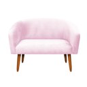 Ver imagem 3 de Namoradeira Stella Suede Rosa Bebê