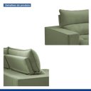 Ver imagem 5 de Sofá Retrátil e Reclinável Martinho Boucle Verde 4,10m
