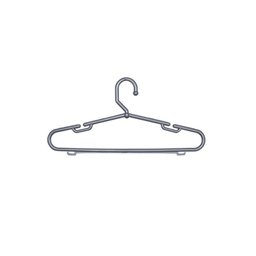 Kit de 50 Cabides Cavado Gaúcho Prata – Sofisticação e Praticidade para Seu Armário - 1