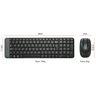 Teclado e Mouse Logitech Mk220 Compacto Wireless Usb sem Fio - 2