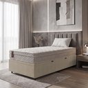 Ver imagem 2 de Cama Box Baú Solteiro + Colchão Molas Ensacadas - Airtech Nero (88x188x60) - Hellen