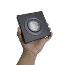 Ver imagem 4 de Spot Luminária Slim Sobrepor Teto Beiral Alumínio Led 7w Branco Frio Externo St3250 - Preto