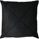 Ver imagem 4 de Kit 2 Capa de Almofada Suede Aveludada Drapeada 45x45cm Preto