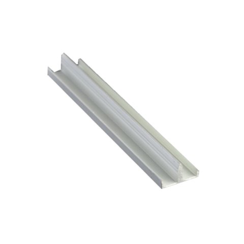 Perfil Arremate Alumínio Sp-023 para 15mm Barra 03 Metros Jateado Fosco Sp Alumínio 01 Unidade