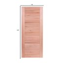 Ver imagem 3 de Porta de Madeira 210x110cm PE33 com Friso Belissima Esel