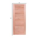 Ver imagem 3 de Porta de Madeira 210x110cm PE33 com Friso Belissima Esel