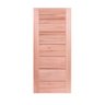 Porta de Madeira 210x110cm PE33 com Friso Belissima Esel - 4