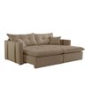 Sofa Cama e Reclinavel Lisboa 2,60m 05 Lugares Mola Ensacada Txr - 1