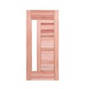 Ver imagem 2 de Folha de Porta de Madeira 210x90cm Pe34 com Visor Esel