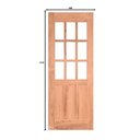 Ver imagem 3 de Folha de Porta de Madeira 210x80cm Pe09 Esel