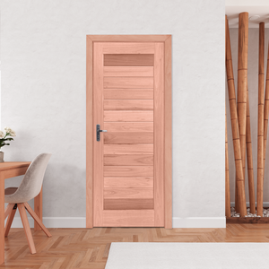 Kit Porta de Madeira Lado da Abertura Esquerdo 213x94,5cm Batente 12cm PE31 Esel