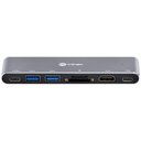 Ver imagem 3 de Hub Usb Tipo C Type C 7 em 2 - 2 Usb 3.0 + Leitor de Cartão Sd Tf + Hdmi + Thunderbolt 3 + Power