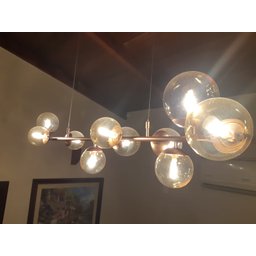 Luminária Pendente Jabuticaba/10 Avelã Âmbar - 8