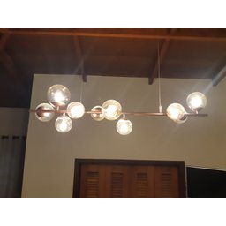 Luminária Pendente Jabuticaba/10 Avelã Âmbar - 2