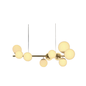 Luminária Pendente Jabuticaba/10 Avelã Âmbar