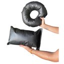 Ver imagem 1 de Kit Almofadas 2/5 Corino Preto - In9 Decor
