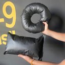 Ver imagem 2 de Kit Almofadas 2/5 Corino Preto - In9 Decor
