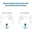 Ver imagem 6 de Kit Porta de Madeira PE34 Esel 213cmx94,5cmx12cm Esquerda