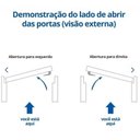 Ver imagem 6 de Kit Porta de Madeira PE34 Esel 213cmx94,5cmx12cm Abertura Esquerda
