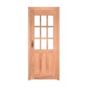 Ver imagem 2 de Kit Porta de Madeira 213x84,5cm Batente 12cm Pe09 Esel Abertura Esquerda
