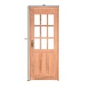 Ver imagem 1 de Kit Porta de Madeira 213x84,5cm Batente 12cm Pe09 Esel Abertura Esquerda