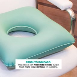 Almofada Ortopédica Quadrada Orifício 2 em 1 Água/inflável - 6