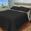 Ver imagem 1 de Edredom Cama Casal Queen com Jogo de Lençol Meia Estação