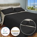 Ver imagem 2 de Edredom Cama Casal Queen com Jogo de Lençol Meia Estação