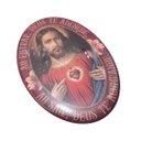 Ver imagem 2 de Adesivo Sagrado Coração de Jesus Resinado