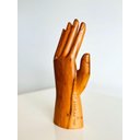Ver imagem 3 de Escultura Mão em Madeira Decoração Artesanal. Feito À Mão