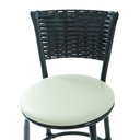 Ver imagem 7 de Kit 2 Banquetas Baixa Cozinha Encosto Juncado