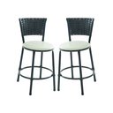 Ver imagem 1 de Kit 2 Banquetas Baixa Cozinha Encosto Juncado